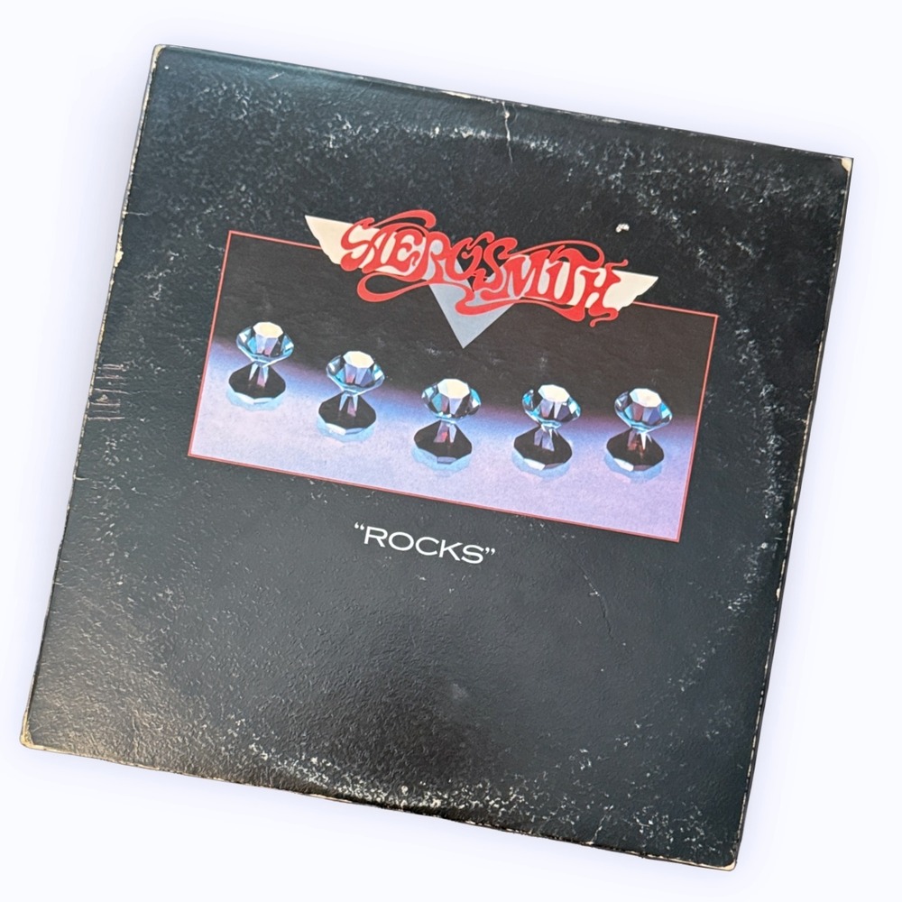 1st Press Aerosmith Rocks 1976 AL 34165 Columbia Red‎ Label Original Vinyl LP